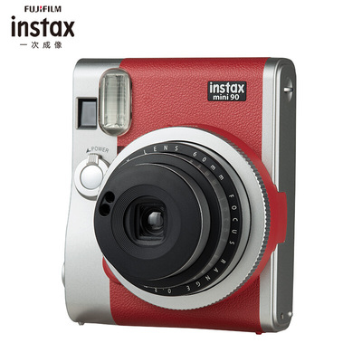 定格瞬间的艺术 富士instax mini90典藏红立拍立得相机的魅力